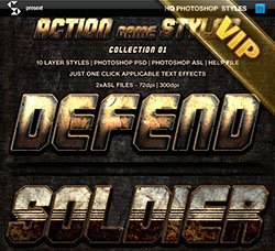 PS样式：Action Game Styles Collection 1